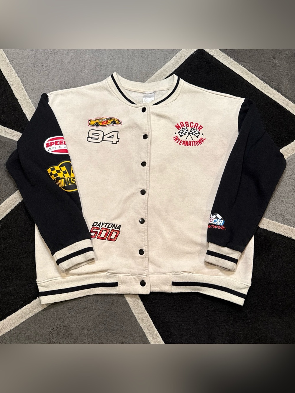 Youth nascar button up jacket